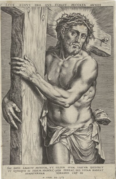 Cristo como varón de dolores de Cornelis Cort