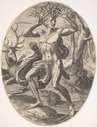 Cipariso de la serie Los dioses rurales de Cornelis Cort