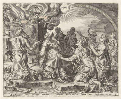 el sacrificio de noe Historia de Noé (título de la serie) de Cornelis Cort