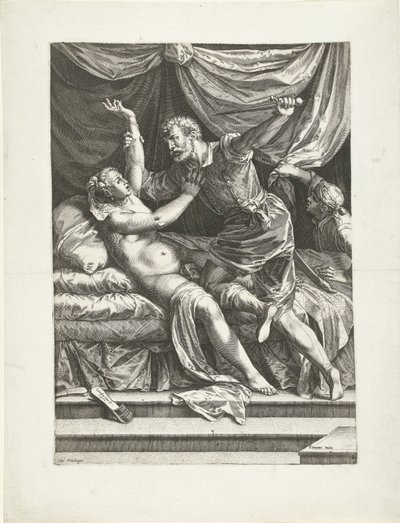 Lucrecia en Sextus de Cornelis Cort