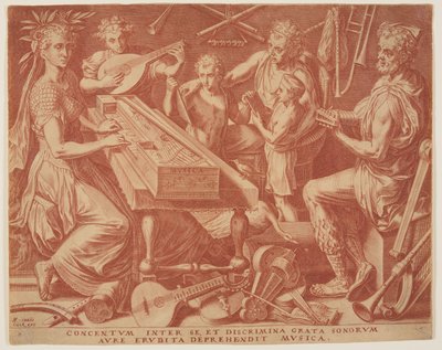 Música de las Siete Artes Liberales de Cornelis Cort