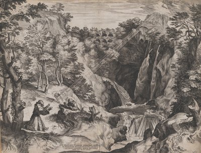 San Francisco recibe los estigmas, 1567 de Cornelis Cort