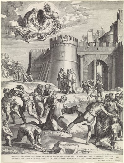 Lapidación de San Esteban de Cornelis Cort