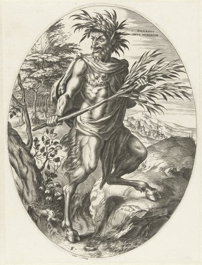 silvano Dioses de la agricultura (título de la serie) de Cornelis Cort