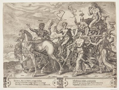 El triunfo de la envidia de Cornelis Cort