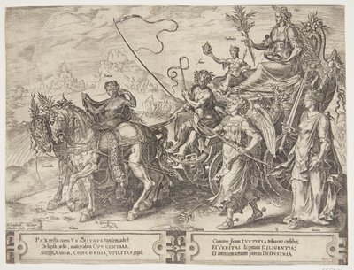 El triunfo de la paz de Cornelis Cort