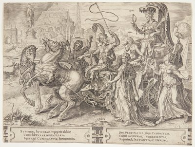 El triunfo del orgullo de Cornelis Cort