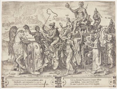El triunfo de las riquezas de Cornelis Cort