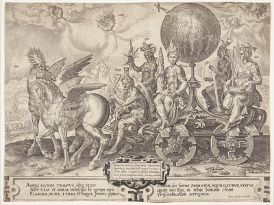 El triunfo del mundo de Cornelis Cort
