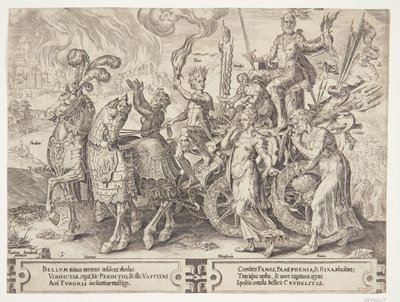 El triunfo de la guerra de Cornelis Cort