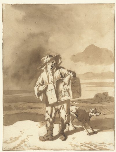 Un joven con un peepshow y un perro
Muchacho con un peepshow y un perro, c. 1700 de Cornelis Dusart