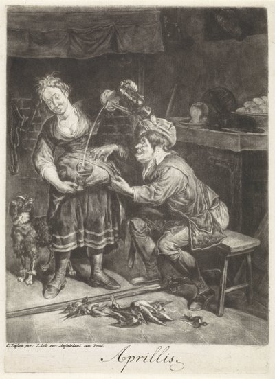 Abril Aprillis (título sobre el objeto) Los doce meses del año, Les XII Mois de l