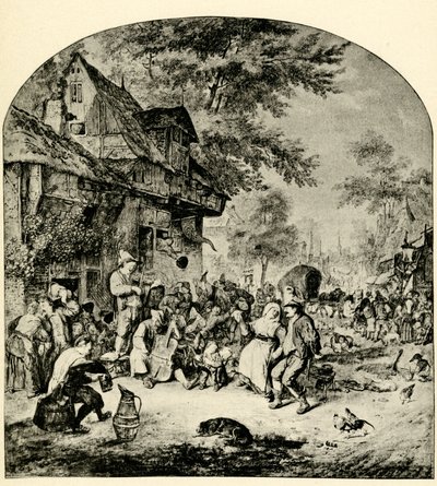 Feria holandesa de Cornelis Dusart