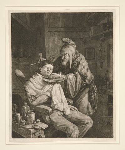 El cirujano de pueblo de Cornelis Dusart
