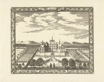 Vista del castillo de Duivenvoorde en Voorschoten T