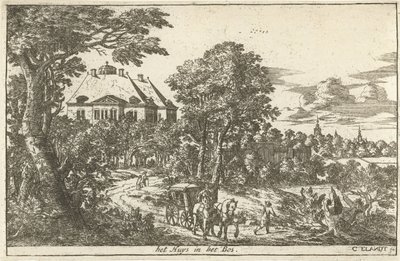 Huis Ten Bosch the Huys in the Woods (título sobre el objeto) de Cornelis Elandts