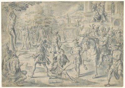Disparo al cadáver del padre de Cornelis Floris (II) (circle of)