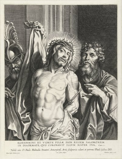 Cristo mostrado al pueblo (Ecce Homo) de Cornelis Galle (I)