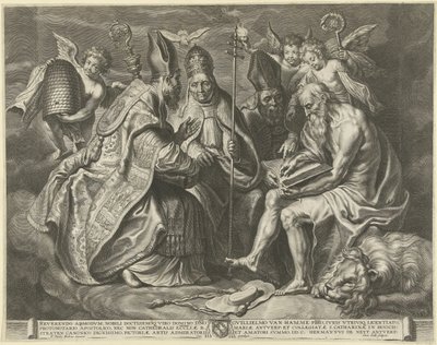 Los cuatro padres de la iglesia de Cornelis Galle (I)