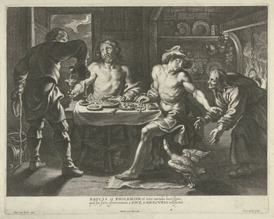 Júpiter y Mercurio en la Casa de Filemón y Baucis de Cornelis Galle (I)