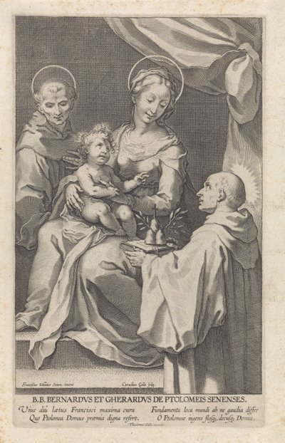 María con el Niño y San Bernardo de Siena y San Gerardo de Cornelis Galle (I)