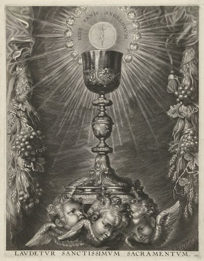cáliz con hostia de Cornelis Galle (I)