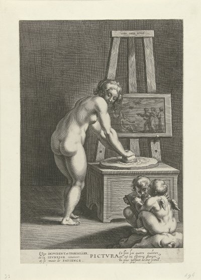 Pictura (la pintura) de Cornelis Galle (I)