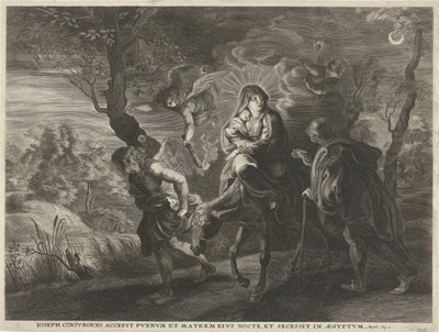 Vuelo a Egipto de Cornelis Galle (I)