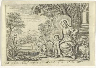 Sagrada Familia con Juan el Bautista de Cornelis Galle (II)
