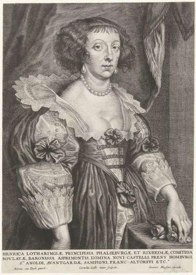 Retrato de Henriëtte van Lorraine de Cornelis Galle (II)