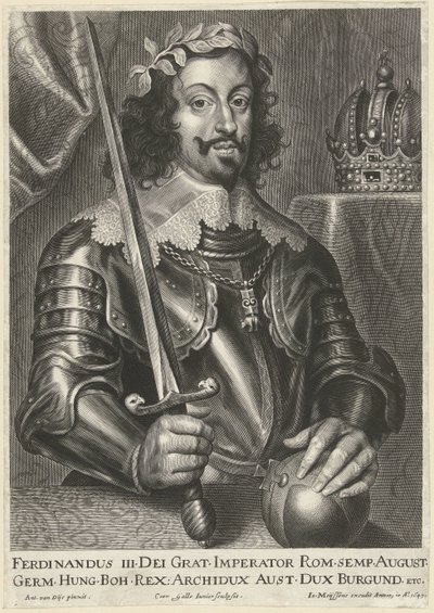 Retrato del emperador Fernando III de Cornelis Galle (II)