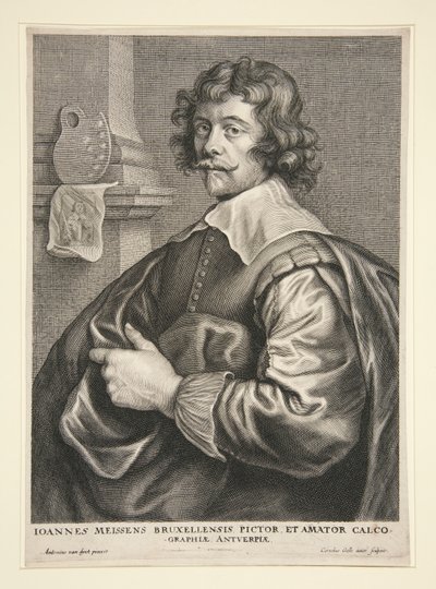 Joannes Meissens, pintora y editora en Bruselas. de Cornelis Galle II