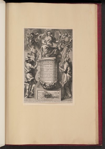 Página de título para Liutprand, Opera de Cornelis Galle II after Erasmus Quellinus II after Sir Peter Paul Rubens