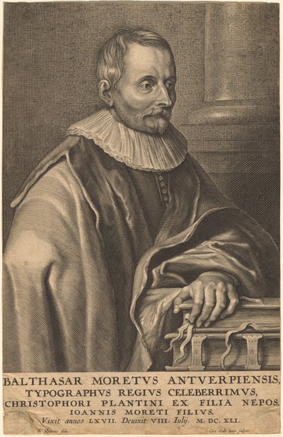 Baltasar Moretus de Amberes de Cornelis Galle I