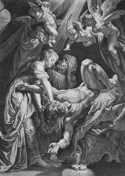 Judith Decapitando a Holofernes de Cornelis Galle I