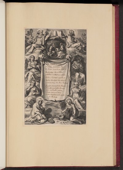 Página de título para "Vitae Patrum" de Heribert Rosweyde de Cornelis Galle I after Sir Peter Paul Rubens