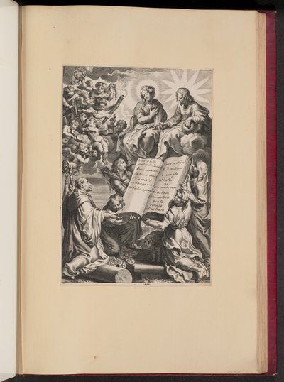 Página de Título para Ludovicus Blosius, Opera de Cornelis Galle I after Sir Peter Paul Rubens