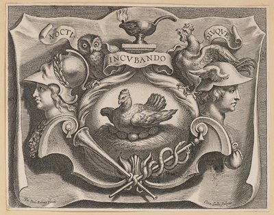 Viñeta para la portada de Martinus Bonacina, Opera Omnia de Cornelis Galle I after Sir Peter Paul Rubens