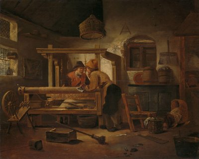 Taller de tejedoras de Cornelis Gerritsz Decker