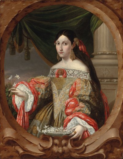 Retrato de una dama, 1682 de Cornelis III Schut