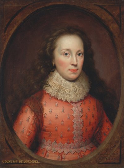 Alethea Howard, 13ª Baronesa Furnivall, Condesa de Arundel 1585-1654, de soltera Lady Alethea Talbot, 1619 de Cornelis Janssens van Ceulen