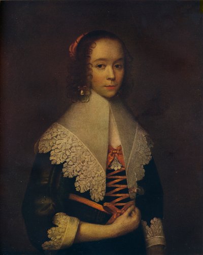 Retrato de una niña, siglo XVII, 1916 de Cornelis Janssens van Ceulen