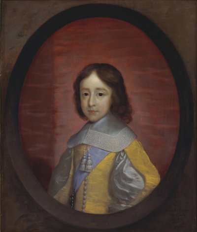 Guillermo III, Príncipe de Orange 1650-1702, de niño, 1657 de Cornelis Janssens van Ceulen