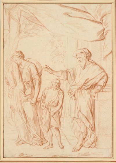 La expulsión de Agar de Cornelis Joseph d