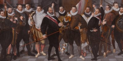 La compañía del capitán Dirck Jacobsz Rosecrans y el teniente Pauw de Cornelis Ketel