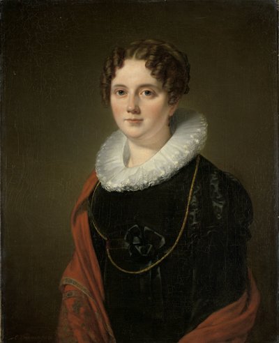 Marie Allebé-Herckenrath, abuela del pintor August Allebé de Cornelis Kruseman