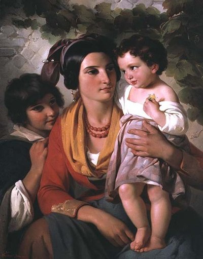 Madre e hijos de Cornelis Kruseman