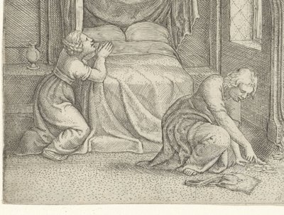 Noche de bodas de Tobias y Sara Historia de Tobías (título de la serie) de Cornelis Massijs