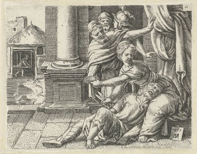 Sansón y Dalila Historia de Sansón (título de la serie) de Cornelis Massijs