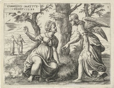 Predicción del nacimiento de Sansón Historia de Sansón (título de la serie) de Cornelis Massijs